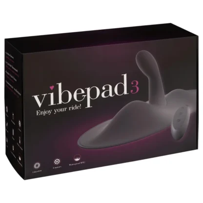 VibePad 3 - vibračný vankúš na G-bod - dobíjací, diaľkové ovládanie - čierny