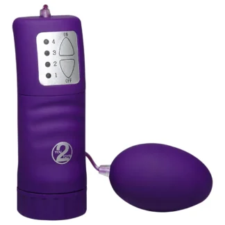 You2Toys - zamatovo zamatové vibračné vajíčko (fialové)