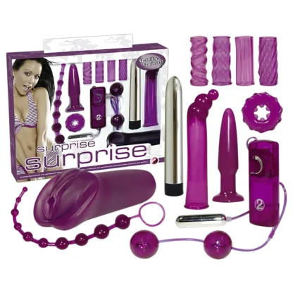 You2Toys - Vibračný set - erotické prekvapenie - 12 dielov