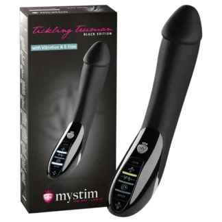 mystim - elektro stimulátor vibrátor - čierny