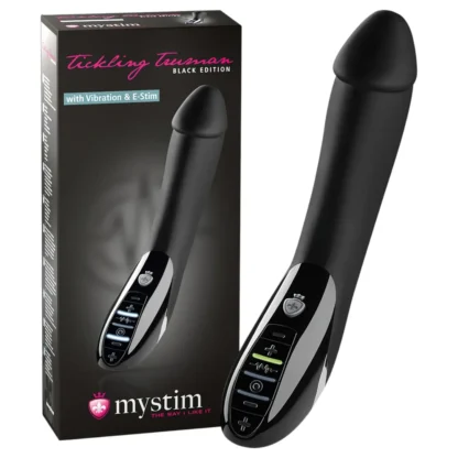 mystim - elektro stimulátor vibrátor - čierny