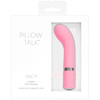 Pillow Talk Racy - akumulátorový, úzky G‑bodový vibrátor (ružový)