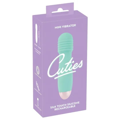 You2Toys - Cuties Mini Wand - akumulátorový, mini masážny vibrátor (zelený)