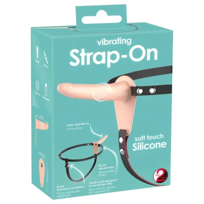 You2Toys - pripínací vibrátor - dobíjací - telová farba