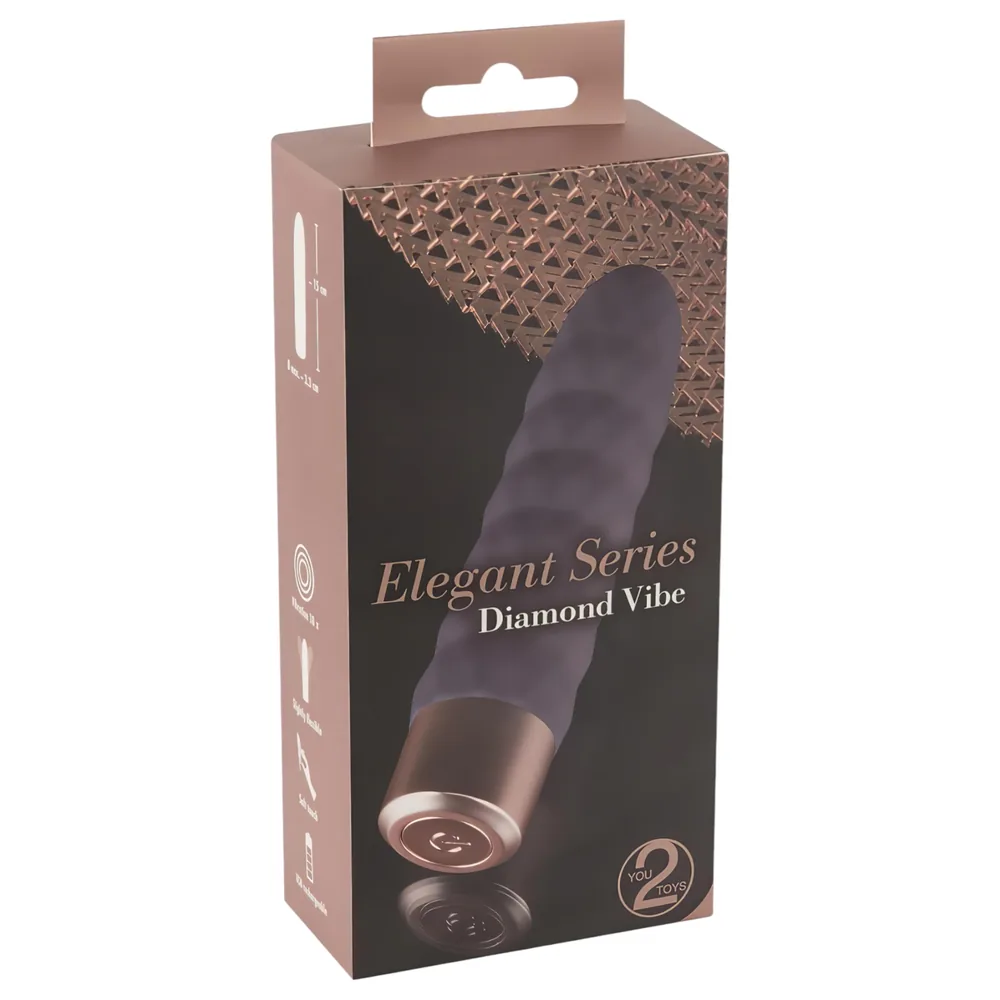 You2Toys - vibrátor na stimuláciu klitorisu - nabíjací, fialový