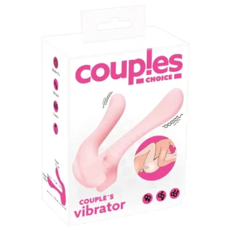 Couples Choice - vibračný párový vibrátor s 2 motormi (ružový)