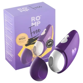 ROMP Free - vibračný stimulátor klitorisu - vodotesný - fialový