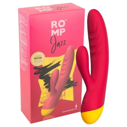 ROMP Jazz - vibrátor na bod G a klitoris - vodotesný - ružový