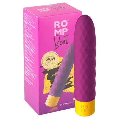 ROMP Beat - vibrátor na batériu - vodotesný - fialový