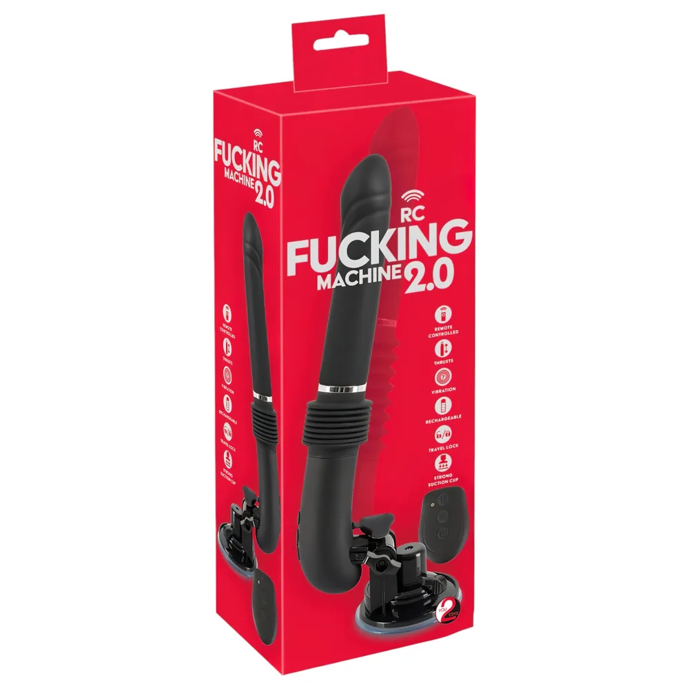 You2Toys - stroj na prirážanie - dobíjací vibrátor s diaľkovým ovládaním