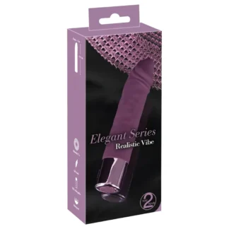 You2Toys - realistický vibrátor - nabíjateľný, vodotesný, fialový