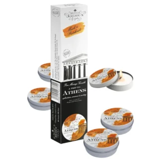 Petits Joujoux Athens - masážna sviečka - pižmo-parfum (5×43 ml)