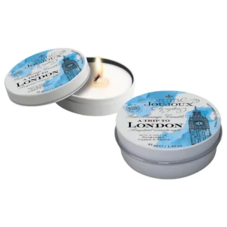Petits Joujoux London - masážna sviečka - rebarbora ambra - 43 ml