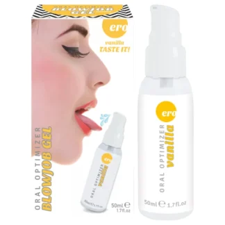 HOT - Blowjob Gel - orálny lubrikačný gél - vanilka (50 ml)