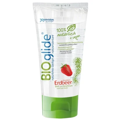BIOglide - lubrikant na vodnej báze - jahoda - 80 ml
