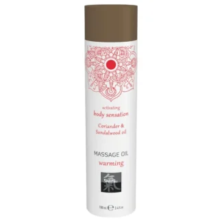 HOT - Shiatsu Warming - masážny olej - koriander-santalové drevo 100 ml