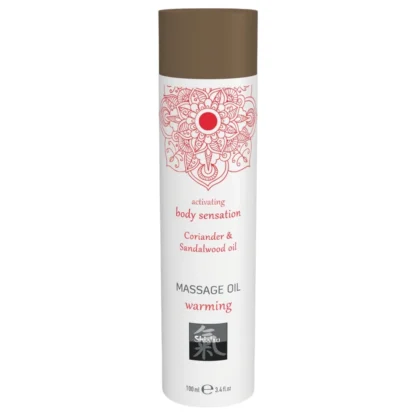 HOT - Shiatsu Warming - masážny olej - koriander-santalové drevo 100 ml