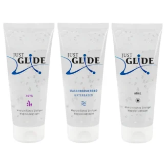Just Glide - lubrikačný gél set - 3x200 ml