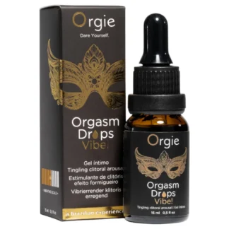 Orgie Orgasm Drops Vibe - brnivý intímny gél pre ženy (15 ml)