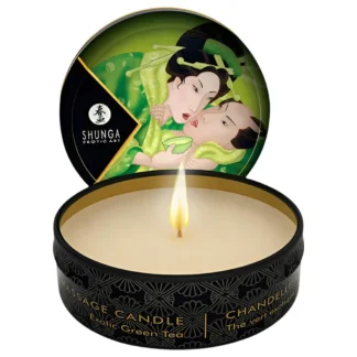 Shunga - masážna sviečka - zelený čaj - 30 ml