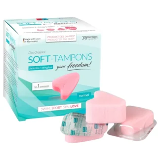 JoyDivision Soft-Tampons - mäkké tampóny bez šnúrky (3 ks)