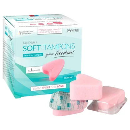 JoyDivision Soft-Tampons - mäkké tampóny bez šnúrky (3 ks)