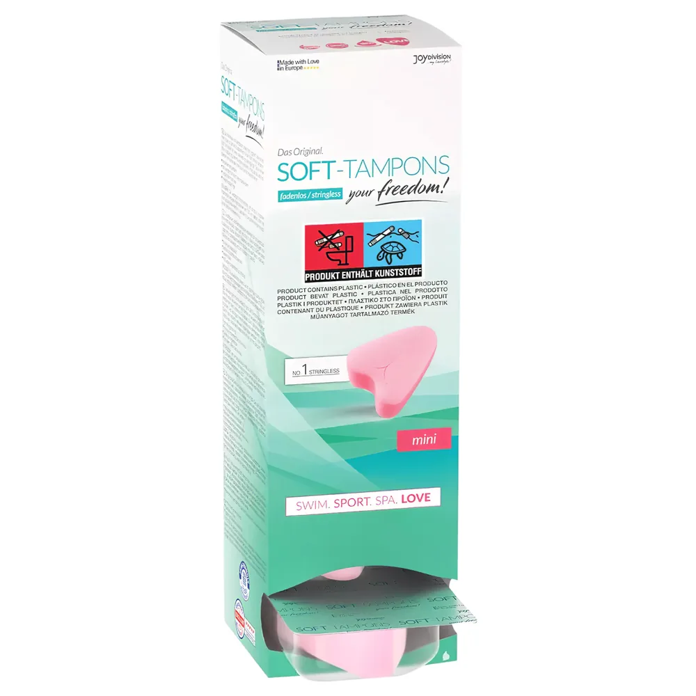 JoyDivision Soft-Tampons - bezšnúrové mini mäkké tampóny (10 ks) – Obrázok 6
