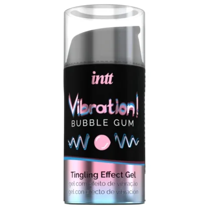 Intt Vibration! - tekutý vibrátor - žuvačková príchuť (15 ml)