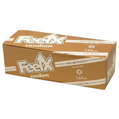 FeelX - kondómy - tutti frutti príchuť - 144 ks