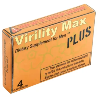 Virility Max Plus - kapsuly na podporu erekcie pre mužov - 4 ks
