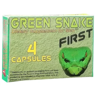 Green Snake First - doplnok stravy pre mužov - kapsuly - 4 ks