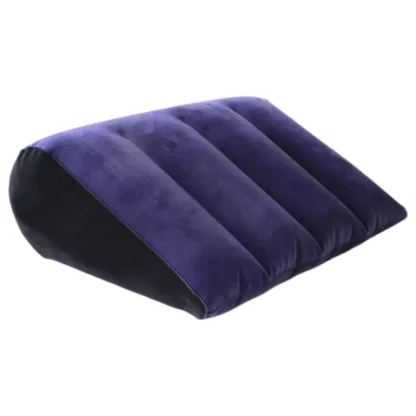 Desirel Magic Pillow - nafukovací klinový sex vankúš (tmavofialový)
