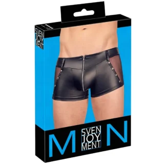 Svenjoyment - pánske boxerky - lesklé - čierne