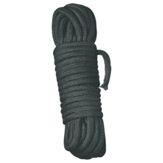 Shibari Rope - bondage lano (3 m, čierne)