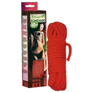 Shibari Rope - bondáž lano (10 m, červené)