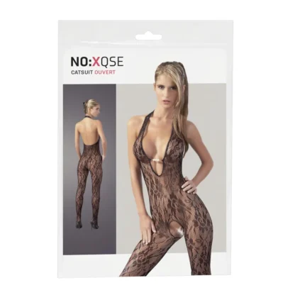 NO:XQSE - čipkovaný overal - perlové zdobenie
