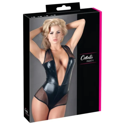 Cottelli - sieťované body - lesklé - čierne