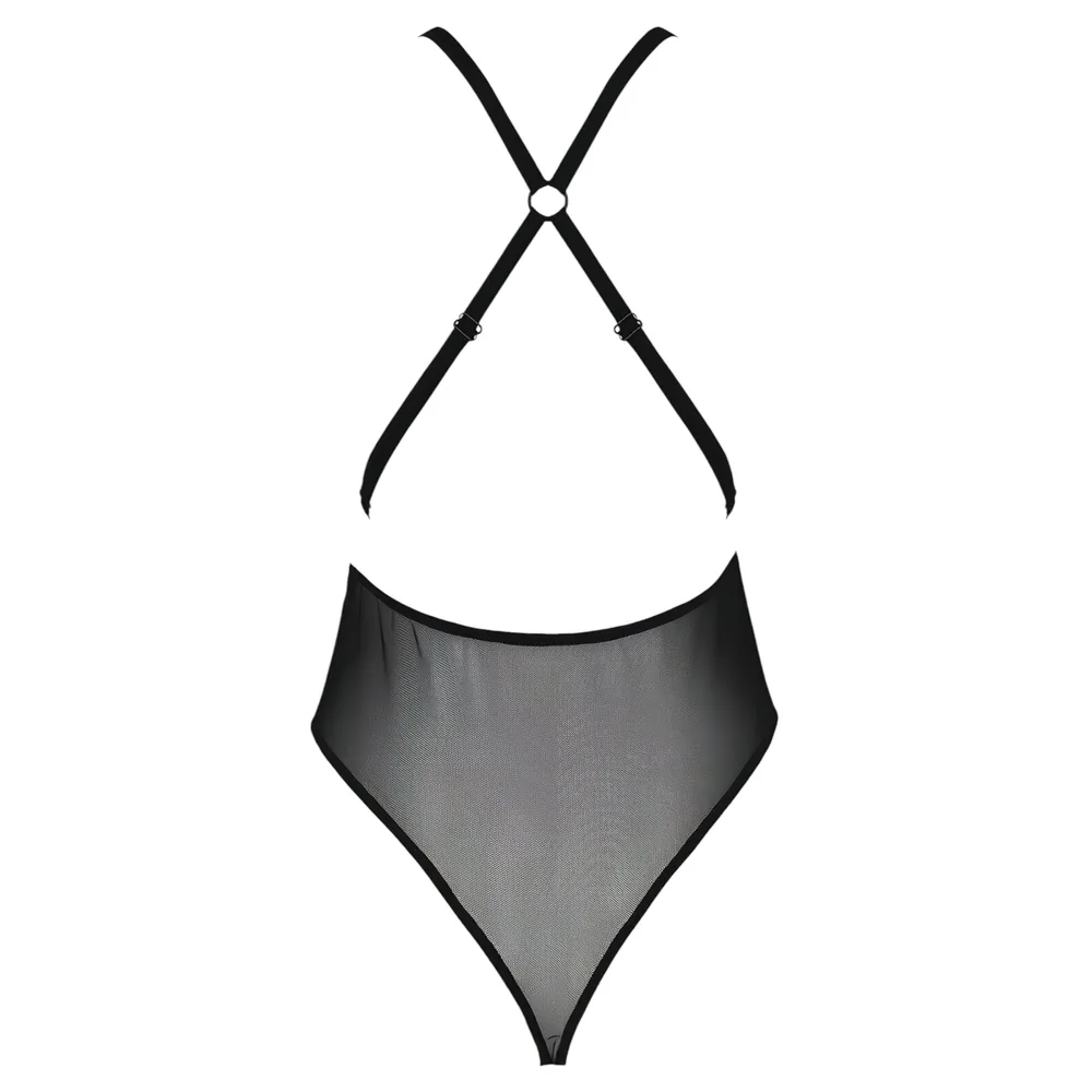 Passion Eco Zinnia - čipkované body (čierne) – Obrázok 3