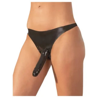 Late X spodné vonkajšie dildo (čierne, S-L)