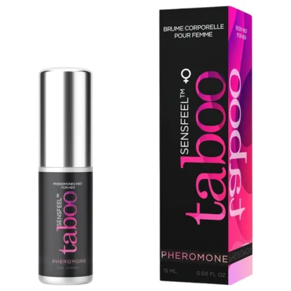 Taboo for Her - feromónový telový sprej pre ženy - prírodný 15ml