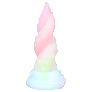 OgazR Kraken - dildo s točeným chápadlom - 18 cm - dúhové