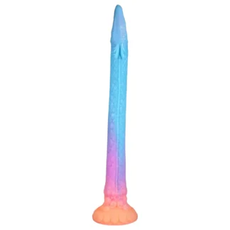 OgazR XXL Eel - análny dildo - svietiaci v tme - 47 cm - ružový