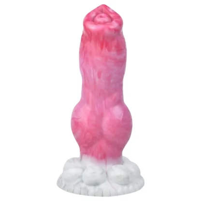 Animalorny Buldog - realistický psí penis dildo - 17 cm - ružový