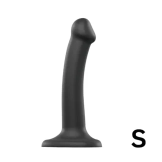 Strap-on-me - dvojitý dildo - dvojvrstvový silikón - čierny