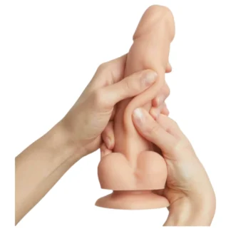 Strap-on-me S - dvojvrstvové dildo s prísavkou (telovej farby)