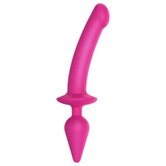 Strap-on-me Switch Semi-Realistic XXL - 2v1 dildo (ružové)