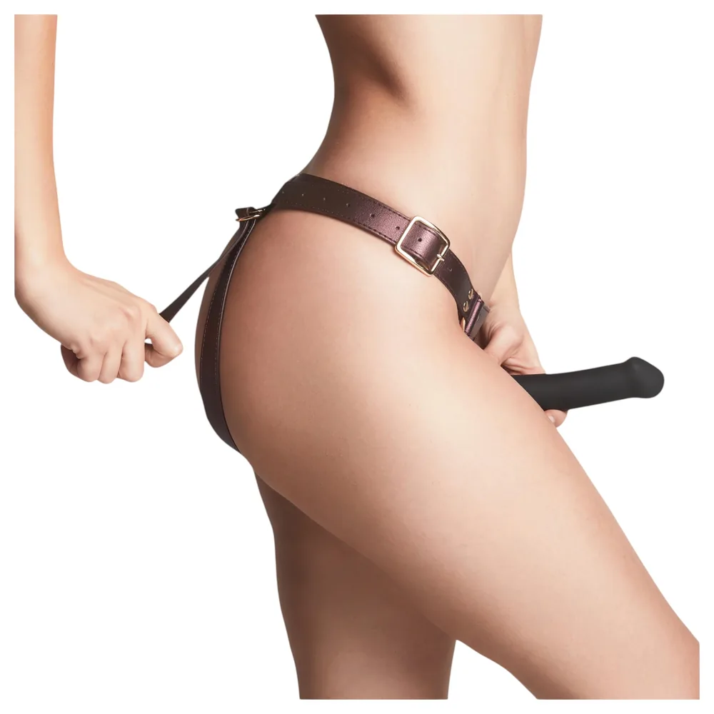 Strap-on-me - spodná pripevnenie pre dildá - XS-XXL (hnedá) – Obrázok 3