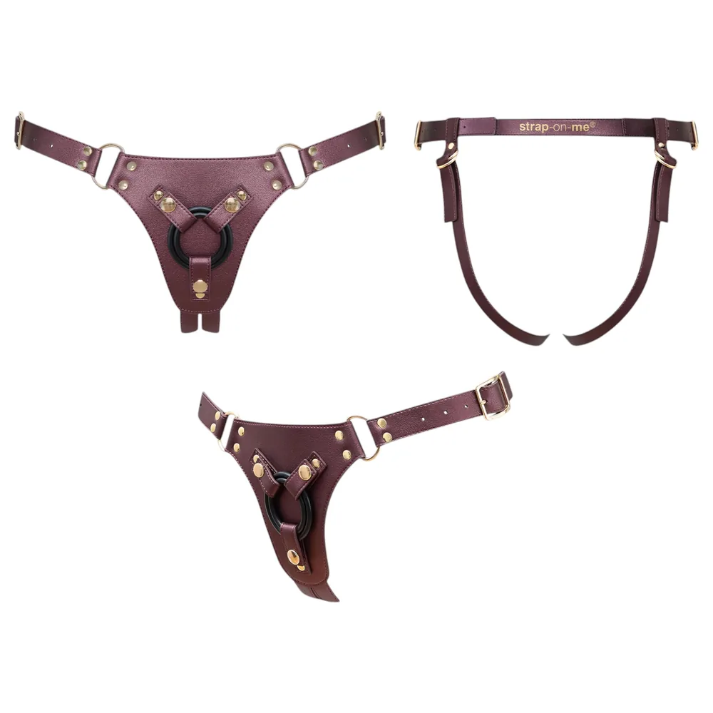 Strap-on-me - spodná pripevnenie pre dildá - XS-XXL (hnedá) – Obrázok 4