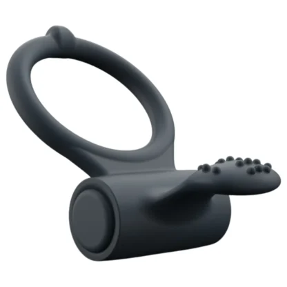 Dorcel Power Clit Plus - akumulátorový vibračný erekčný krúžok (čierny)