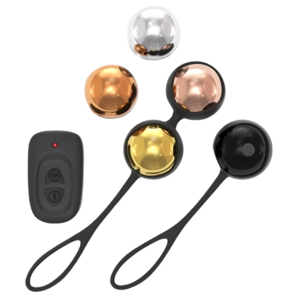 Dorcel Training Balls - rádiová, variabilná sada gejša gulôčok